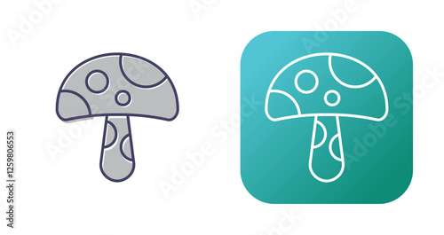 Mushroom Vector Icon