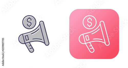 Sponsorship Vector Icon