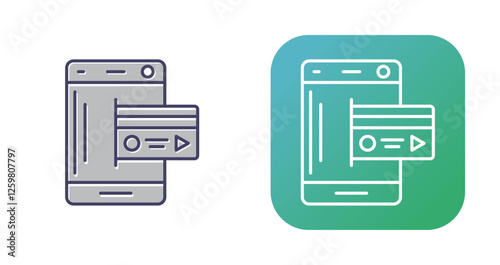 Mobile Money Vector Icon