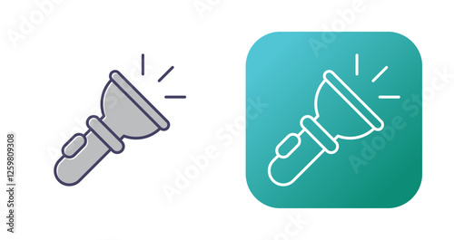 Flashlight Vector Icon