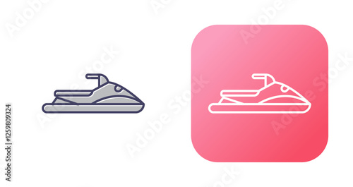 Jet Ski Vector Icon
