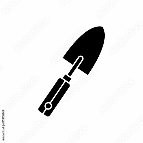 Gardening Trowel Icon Design Illustration