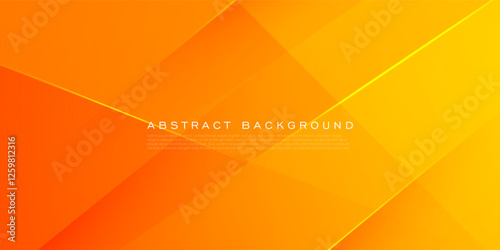 Abstract colorful orange papercut background. Simple overlap square with lights pattern. Eps10 vector