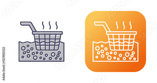 Deep Fryer Vector Icon