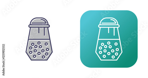 Salt Shaker Vector Icon