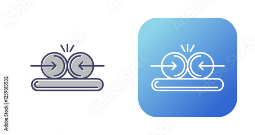 Collision Vector Icon