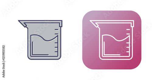 Beaker Vector Icon