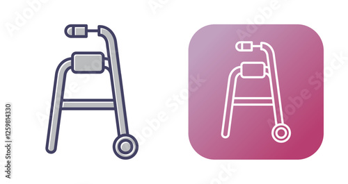 Walker Vector Icon