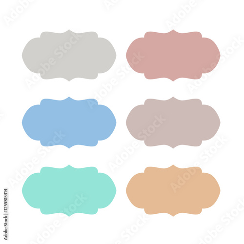 COLORFUL PRODUCT PAPER TAGS COLLECTION VECTOR