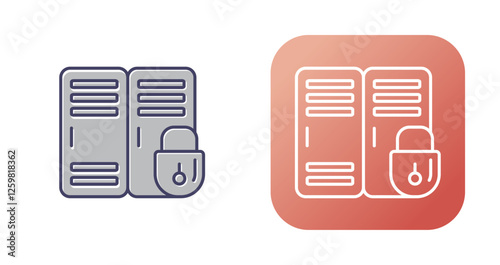 Locker Vector Icon