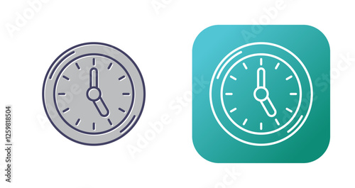 Clock Vector Icon