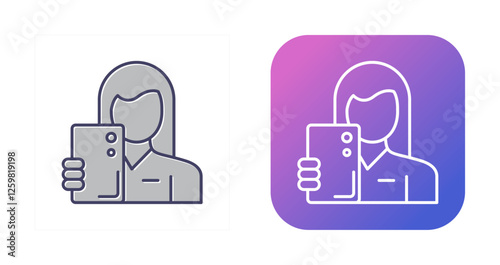 Selfie Vector Icon