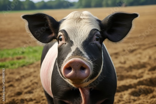 Wallpaper Mural there is a black and white cow sticking its tongue out Torontodigital.ca