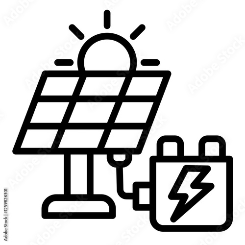 Solar Panels Icon