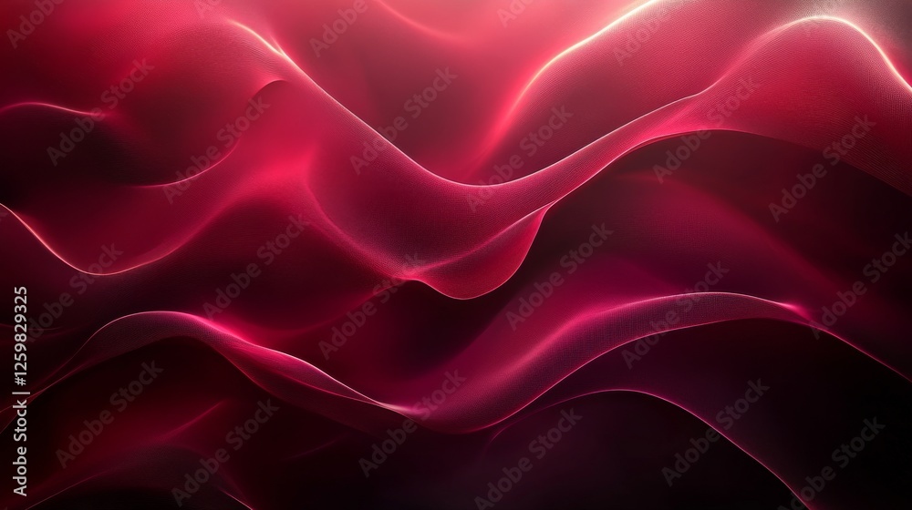 Obraz premium Rich maroon abstract background with deep tones and bold shapes. Emphasizing intensity and sophistication. Ideal for dramatic and luxurious designs.