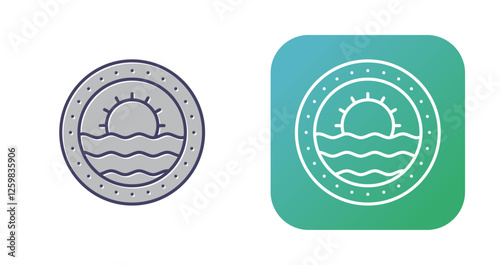 Porthole Vector Icon