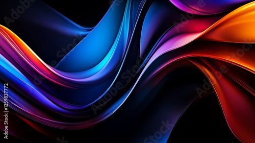 Abstract Colorful Swirls: A Symphony of Hues