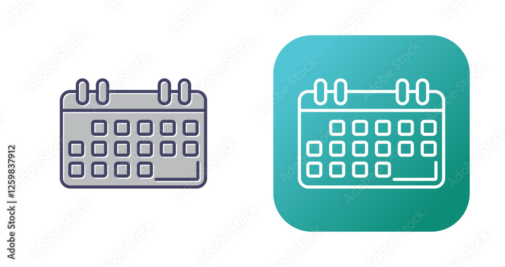 Calendar Vector Icon Calendar Vector Icon