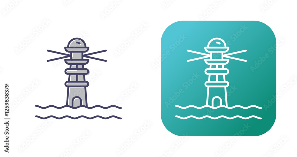 Lighthouse Vector Icon Lighthouse Vector Icon