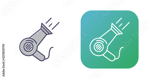 Hair Dryer Vector Icon