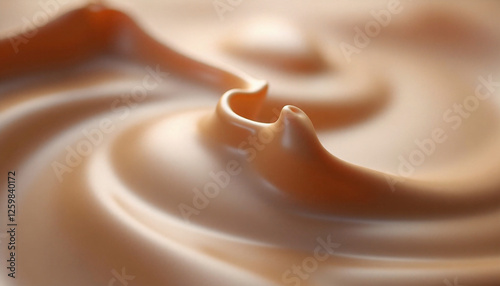 Smooth caramel cream texture background