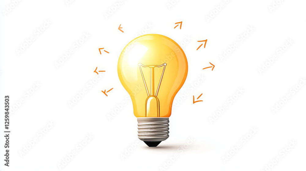 simple hand drawn light bulb with gentle curves, radiating warmth and creativity, symbolizes bright ideas and inspiration simple hand drawn light bulb with gentle curves, radiating warmth and creativity, symbolizes bright ideas and inspiration