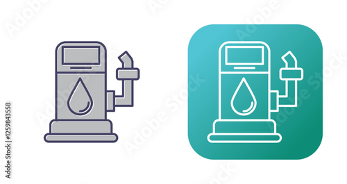 Gas Station Vector Icon