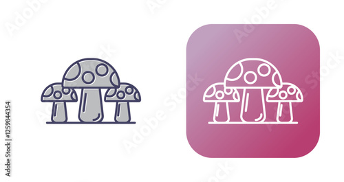 Mushroom Vector Icon