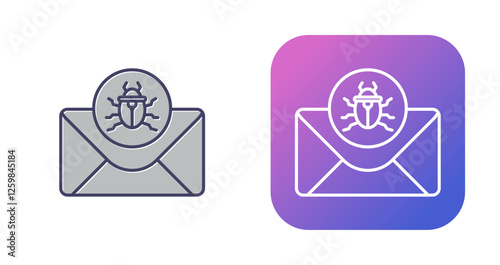 Mail Virus Vector Icon