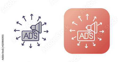 Advertising Submission Vector Icon