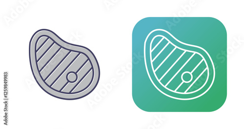 Steak Vector Icon