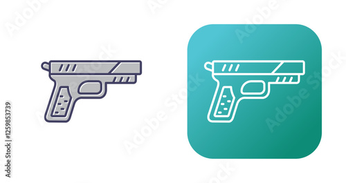Pistol Vector Icon