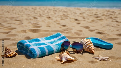 sea shells on the beach