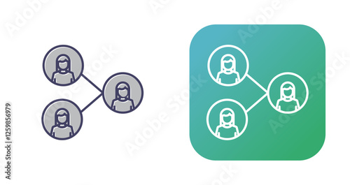 Social Finance Vector Icon
