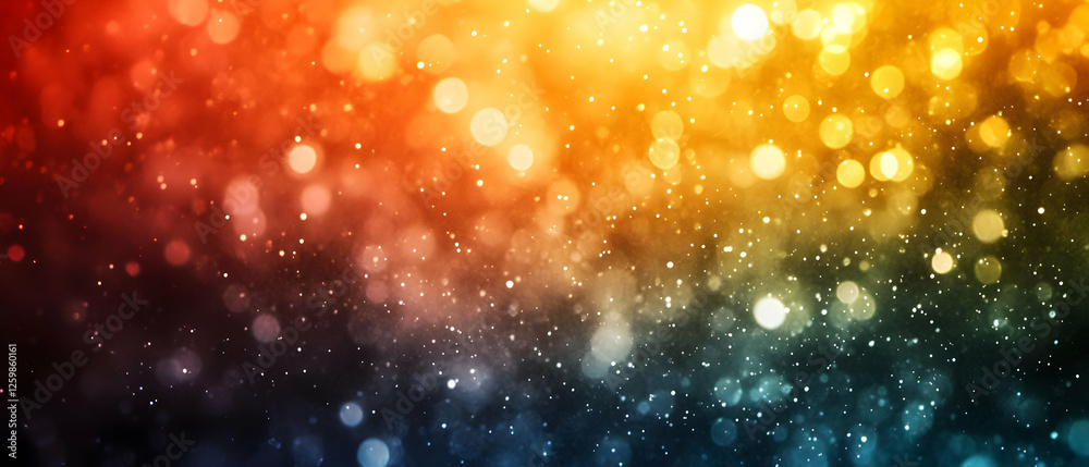 Colorful bokeh lights, dark background Colorful bokeh lights, dark background