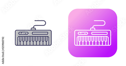 Piano Vector Icon