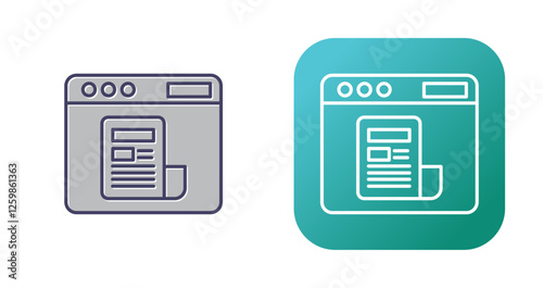 News Feed Vector Icon