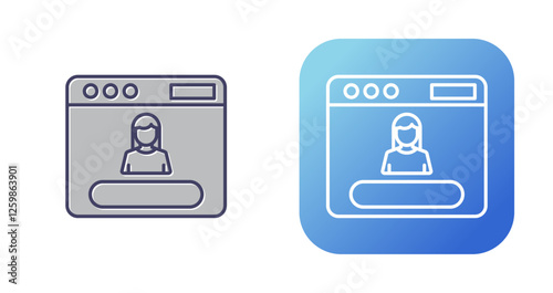 Username Vector Icon