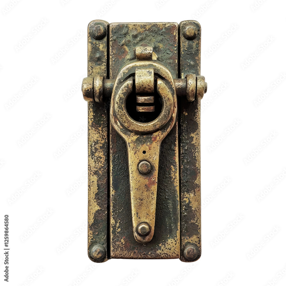 Antique Door Lock with Unique Mechanism and Textured Surface for Vintage Home Decor and Restoration Projects Antique Door Lock with Unique Mechanism and Textured Surface for Vintage Home Decor and Restoration Projects