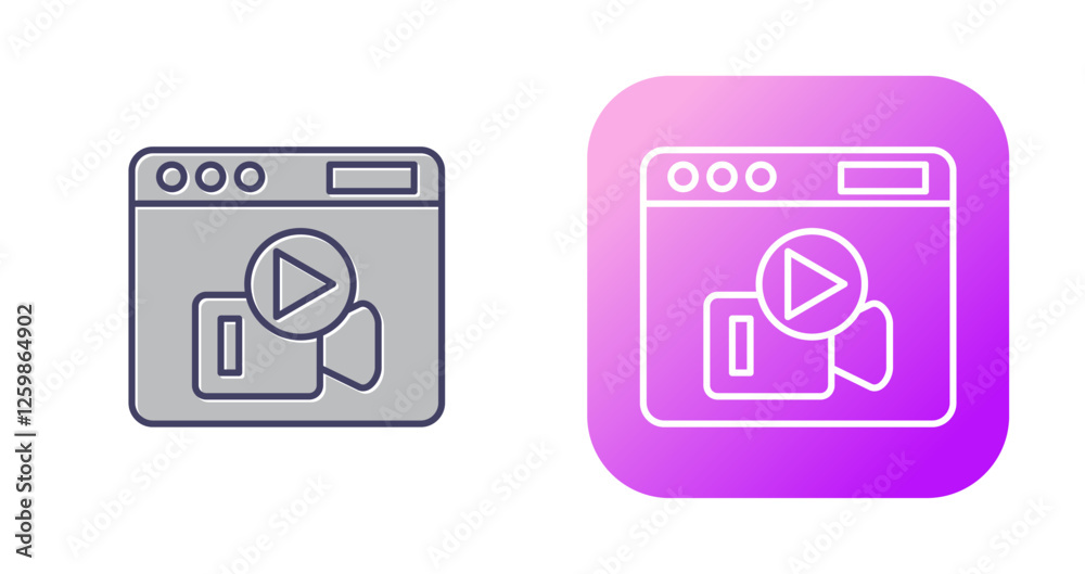 Vlog Vector Icon Vlog Vector Icon