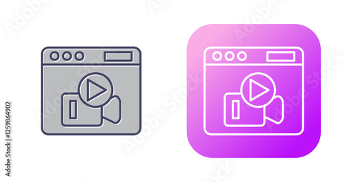 Vlog Vector Icon
