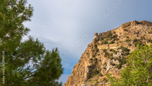 castel in the mountains