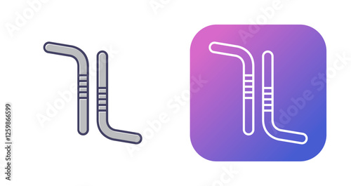 Drinking Straw Vector Icon