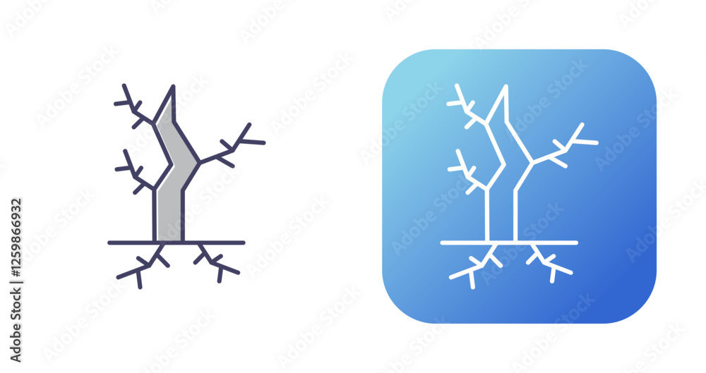Dead Tree Vector Icon