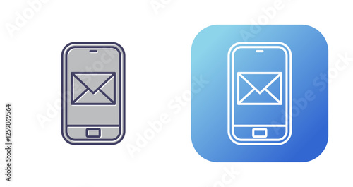 Free Download Smartphone mail Vector Icon - GFXLoad