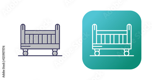 Crib Vector Icon