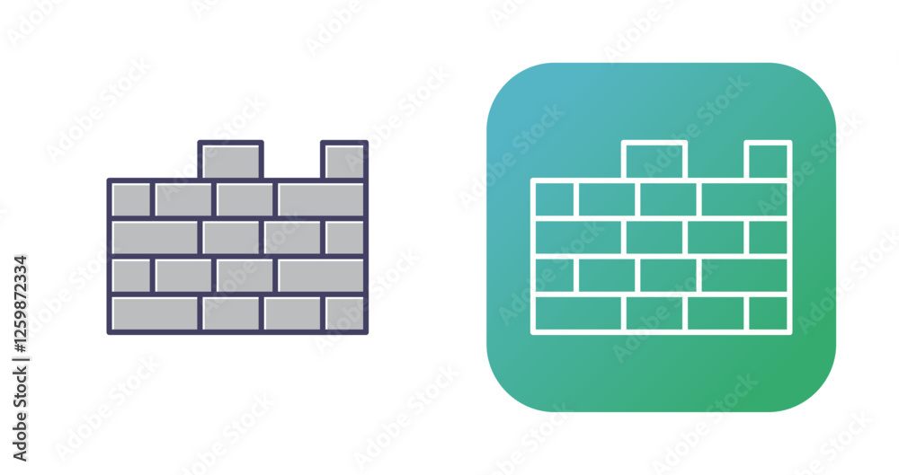 Bricks Vector Icon Bricks Vector Icon