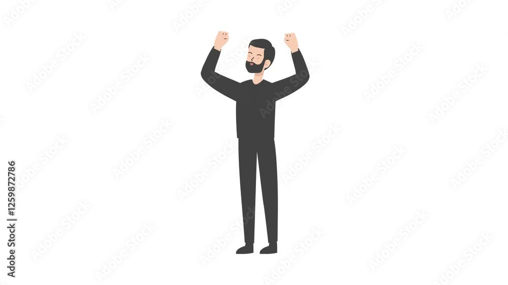 The engineer is standing and waving. The engineer is standing and waving.
