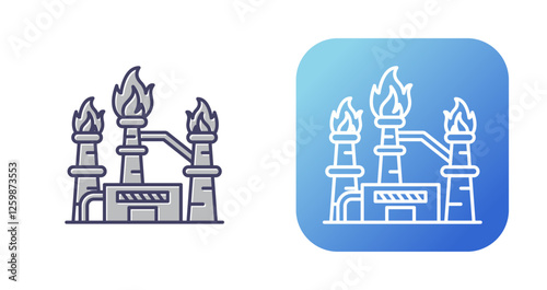 Natural Gas Vector Icon