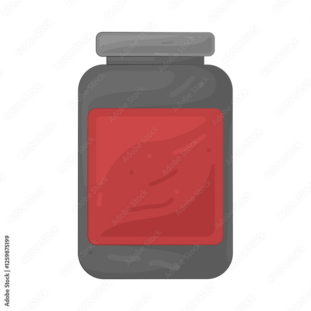 Illustration of post workout drink Illustration of post workout drink